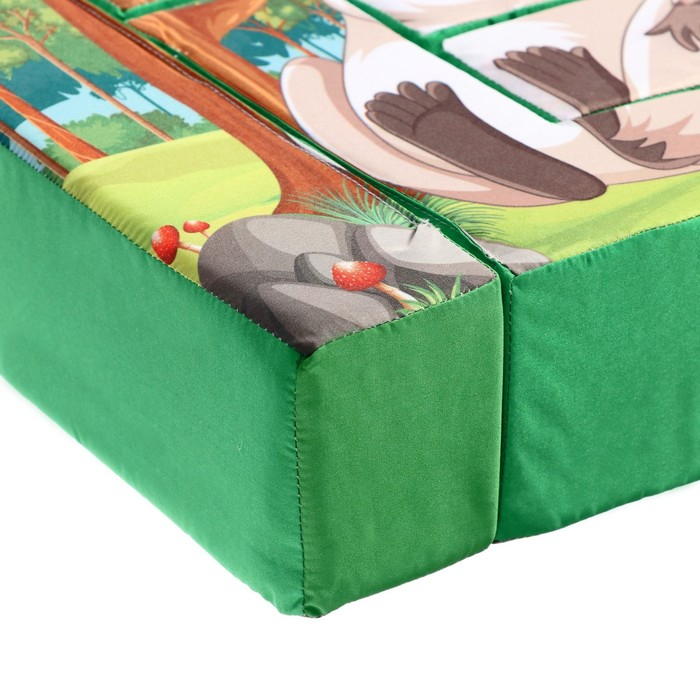 Мягкий развивающий пазл «Лисичка», 9 элементов Мягкий развивающий пазл «Лисичка», 9 элементов