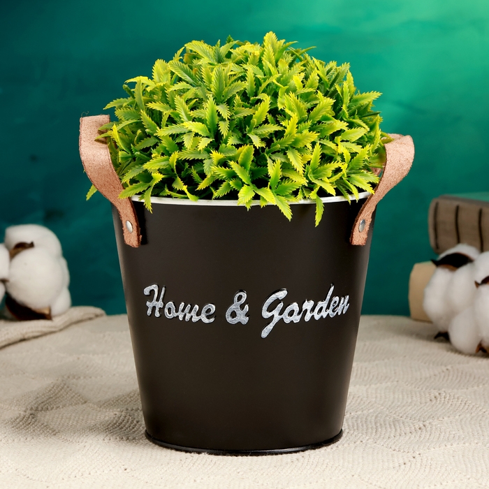 Кашпо "Элли" 13х12см, черное