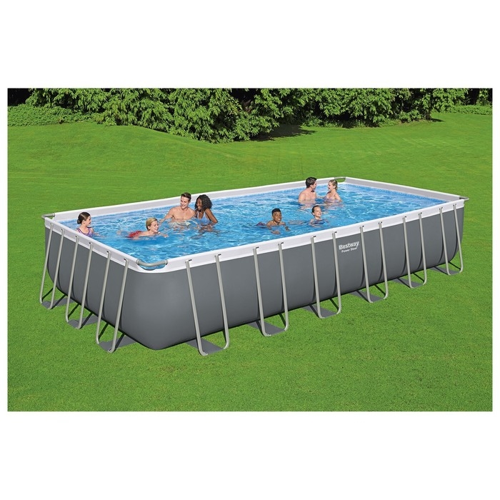 Бассейн каркасный Power Steel, 732 х 366 х 132 см, песчаный фильтр-насос, лестница, тент, 56475 Bestway Бассейн каркасный Power Steel, 732 х 366 х 132 см, песчаный фильтр-насос, лестница, тент, 56475 Bestway