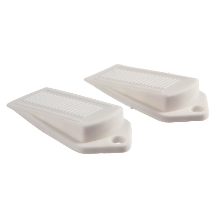 Стоппер для дверей, набор 2 шт., цвет белый, Крошка Я Стоппер для дверей, набор 2 шт., цвет белый, Крошка Я