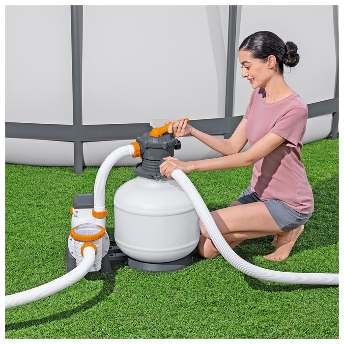 Фильтр-насос Bestway, песочный, 11355 л/час, 58486 Фильтр-насос Bestway, песочный, 11355 л/час, 58486