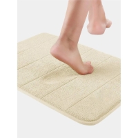 Коврик для ванной с эффектом памяти SAVANNA Memory foam, 50×80 см, цвет бежевый