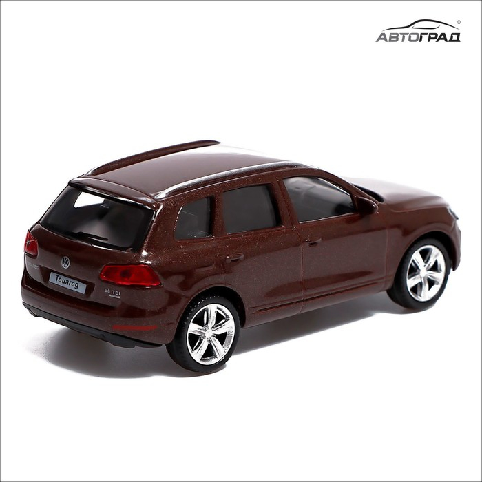 Машина металлическая VOLKSWAGEN TOUAREG, 1:43, цвет коричневый Машина металлическая VOLKSWAGEN TOUAREG, 1:43, цвет коричневый