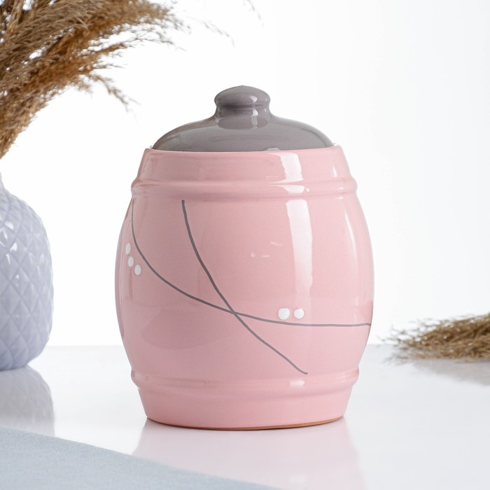 Бочонок Бочонок "Псковский" малый 1,25л / 18,5х14см, зефир