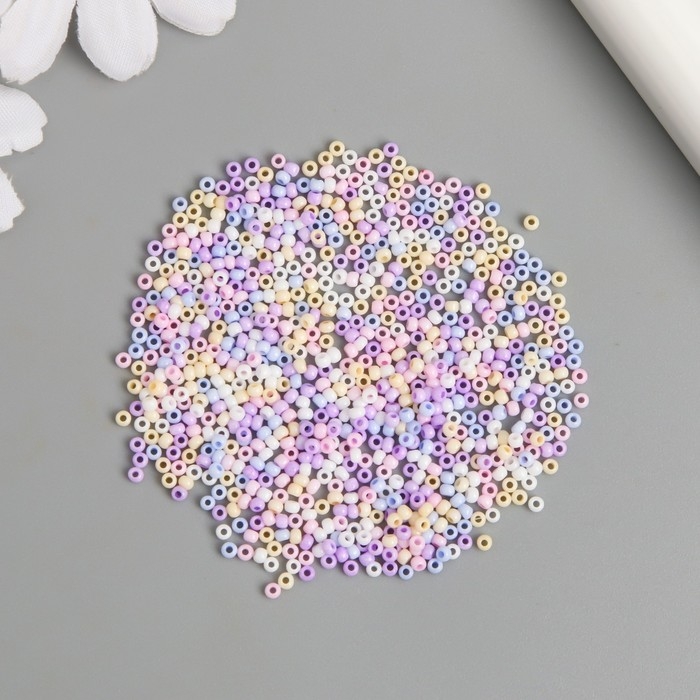 Бисер стекло 11/0  Бисер стекло 11/0 "Меланж макарун. Глянец" 10 гр