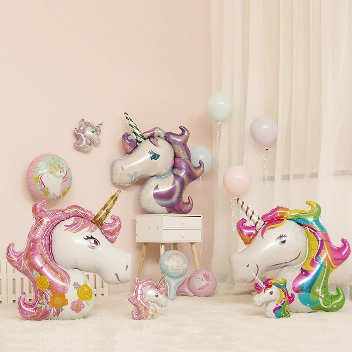 Шар фольгированный 47" &laquo;Единорог&raquo;, розовый