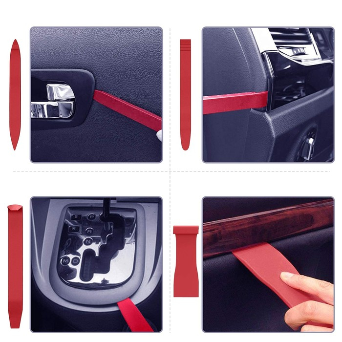 Инструмент для разбора пластика в авто, усиленный, набор 8 предметов Инструмент для разбора пластика в авто, усиленный, набор 8 предметов