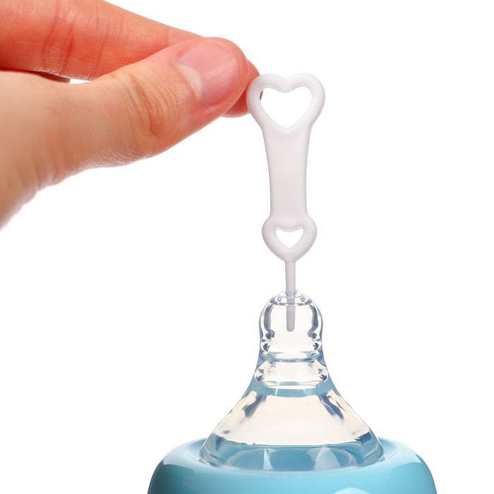 Бутылочка для кормления, ШГ Ø50мм,180 мл, +0мес., цвет голубой Бутылочка для кормления, ШГ Ø50мм,180 мл, +0мес., цвет голубой