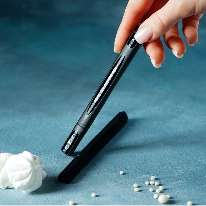 Набор маркеров для украшения десертов, 13,5×6,5×1,5 см, 2 шт, цвет чёрный Набор маркеров для украшения десертов, 13,5×6,5×1,5 см, 2 шт, цвет чёрный