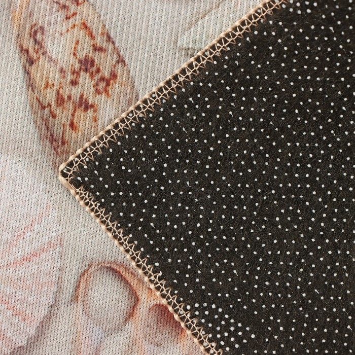 Коврики для ванной и туалета Доляна «Ракушки», 2 шт: 40×45 см, 45×75 см Коврики для ванной и туалета Доляна «Ракушки», 2 шт: 40×45 см, 45×75 см