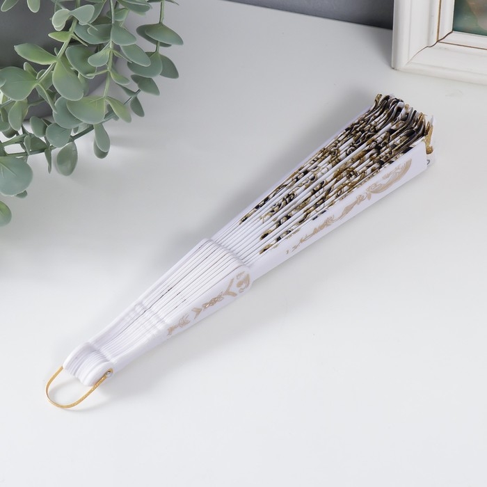 Веер пластик, текстиль Веер пластик, текстиль "Греция" МИКС 22 см