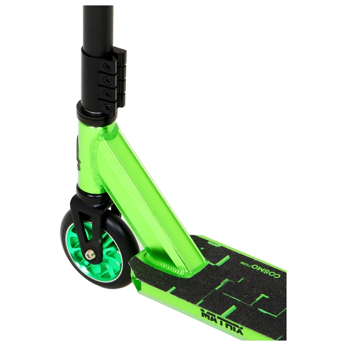 Самокат трюковой COSMORIDE MATRIX CM2021, колёса PU 100 мм, ABEC 7, цвет чёрный Самокат трюковой COSMORIDE MATRIX CM2021, колёса PU 100 мм, ABEC 7, цвет чёрный