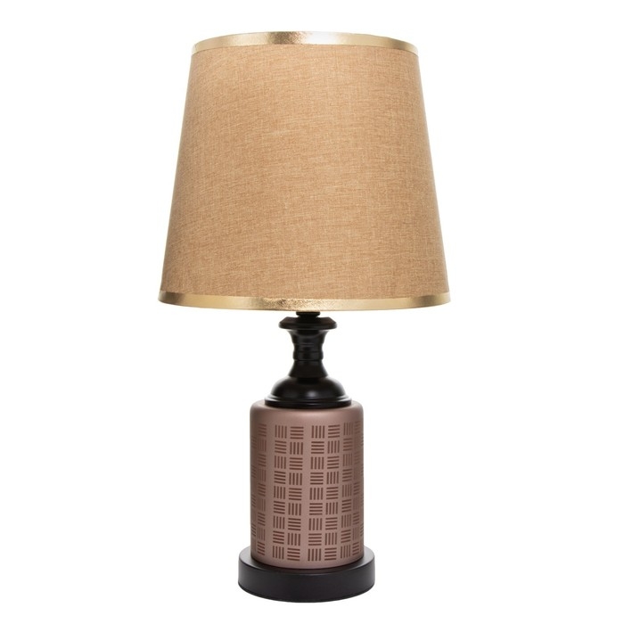 Настольная лампа Берта E27 40Вт черный 25х25х42,5 см RISALUX Настольная лампа Берта E27 40Вт черный 25х25х42,5 см RISALUX