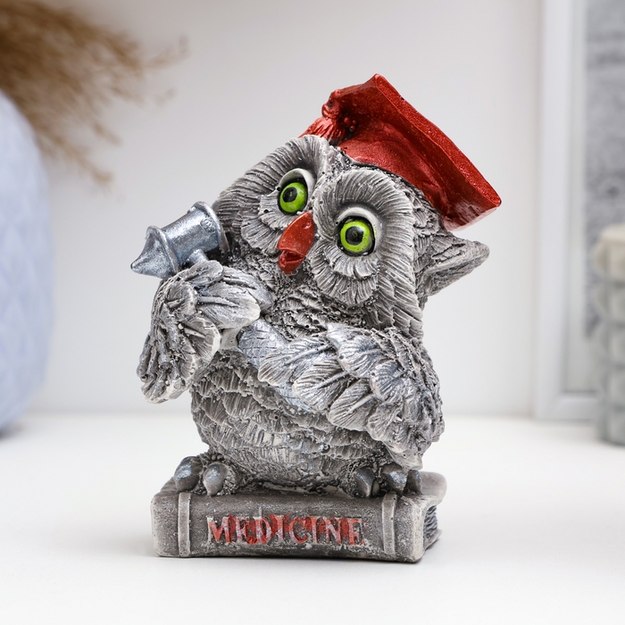 Фигура Фигура "Сова ученый" 12х6х6см
