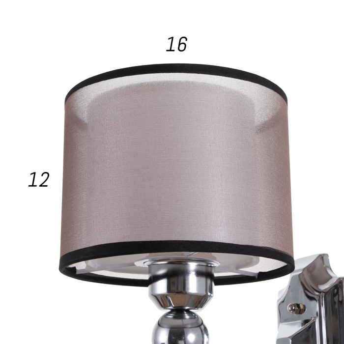 Бра 2578/1 E27 40 вт хром 20х34 см