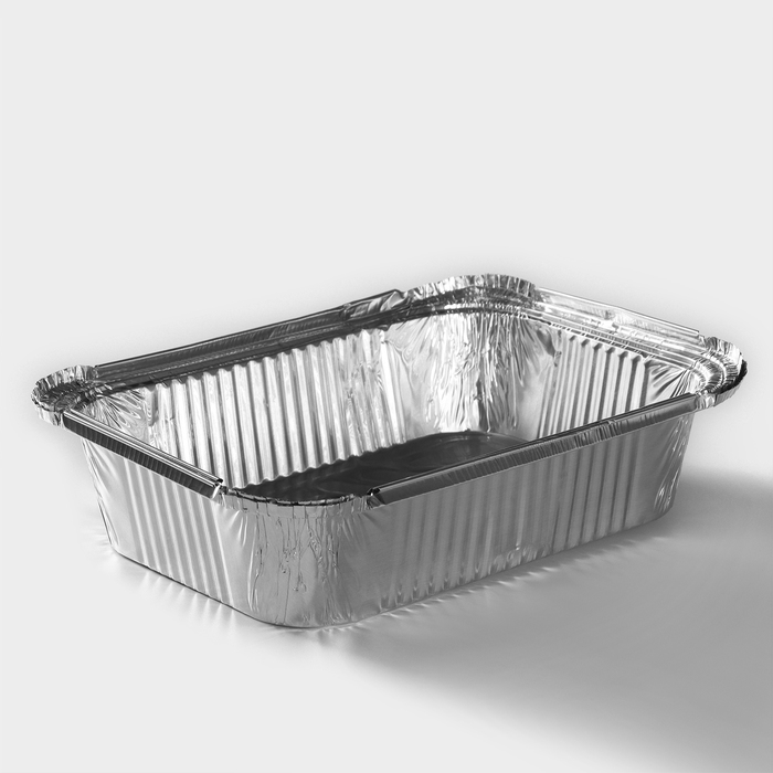 Набор форм из фольги для запекания и выпечки Доляна, 2 л, 25,7×19×6,5 см, 2 шт