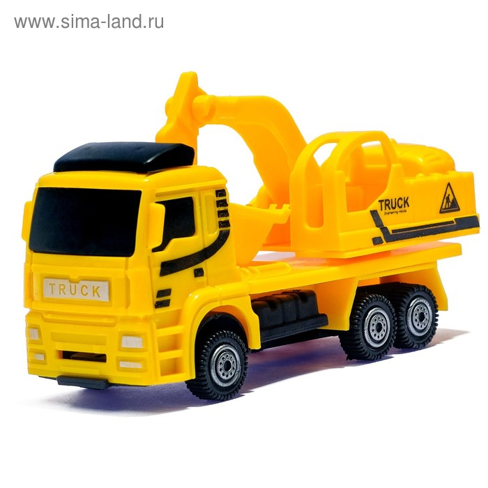 Набор инерционных машин «Стройка», 3 штуки, в пакете Набор инерционных машин «Стройка», 3 штуки, в пакете