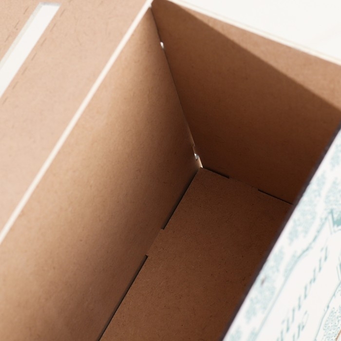 Семейный банк с печатью, 24х14х20 см, Белый-зелёный Семейный банк с печатью, 24х14х20 см, Белый-зелёный