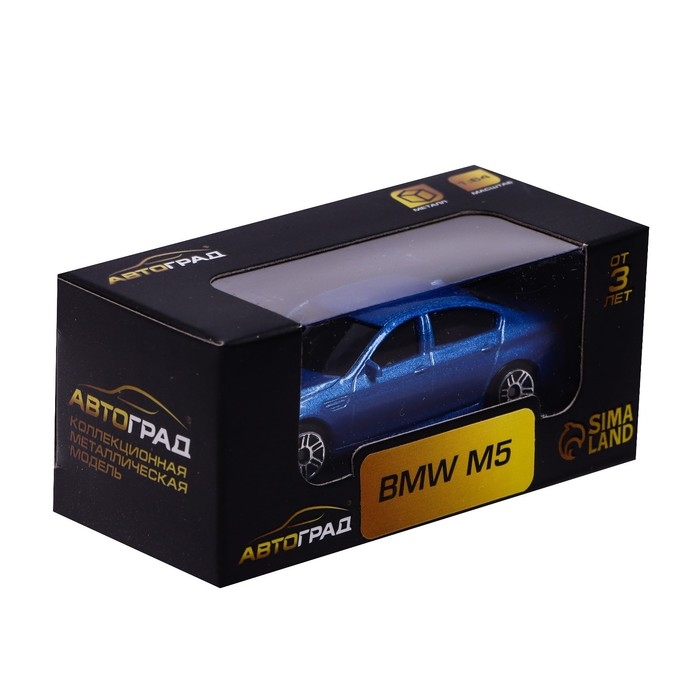 Машина металлическая BMW M5, 1:64, цвет синий Машина металлическая BMW M5, 1:64, цвет синий
