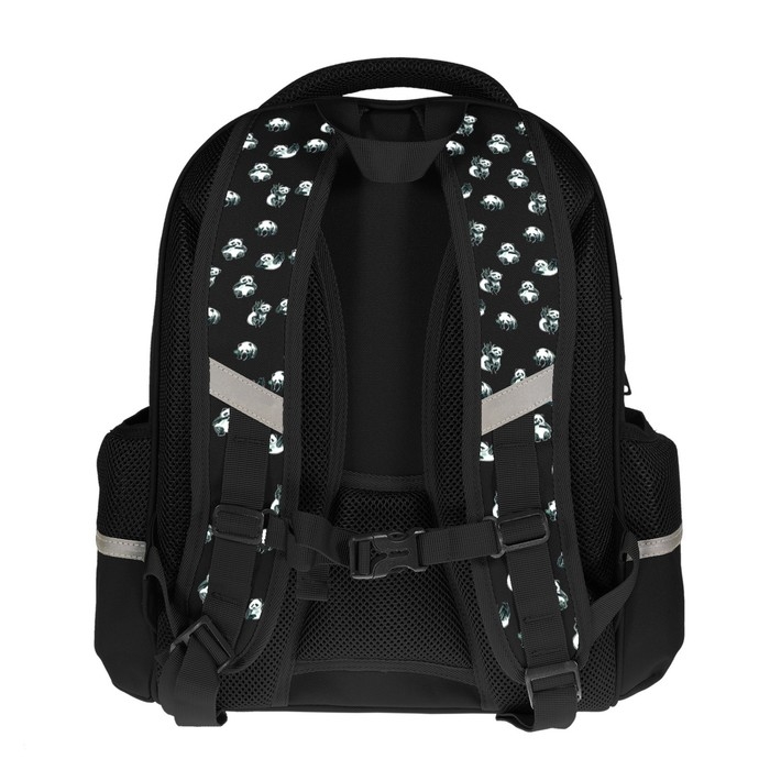 Рюкзак каркасный, 38 х 30 х 20 см, Bruno Visconti 12-001, + пенал Рюкзак каркасный, 38 х 30 х 20 см, Bruno Visconti 12-001, + пенал "ПАНДЫ МИЛАШКИ"