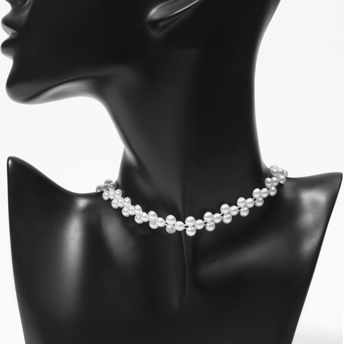 Чокер «Жемчуг» трио, цвет белый, 35 см Чокер «Жемчуг» трио, цвет белый, 35 см