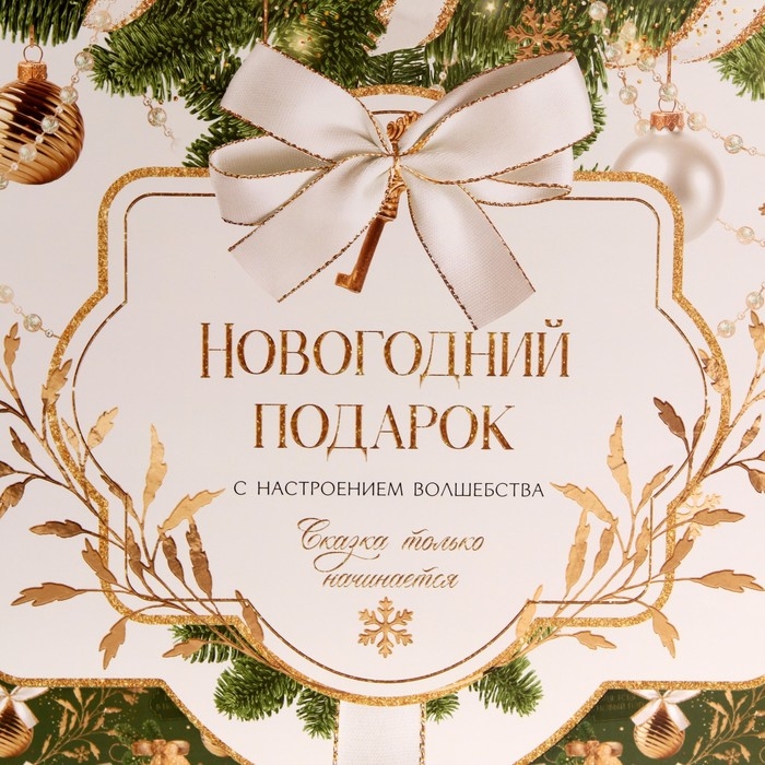 Пакет подарочный новогодний ламинированный «Новогодний подарок», XL 49 х 40 х 19 см, Новый год Пакет подарочный новогодний ламинированный «Новогодний подарок», XL 49 х 40 х 19 см, Новый год