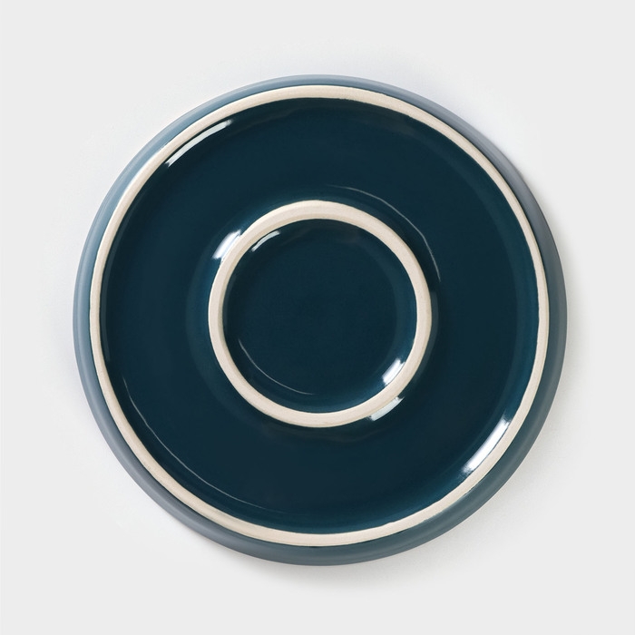 Блюдо фарфоровое Blu reattivo, d=17,5 см