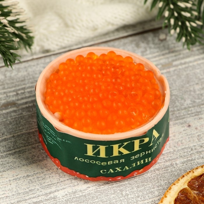 Фигурное мыло Фигурное мыло "Баночка икры" 85гр