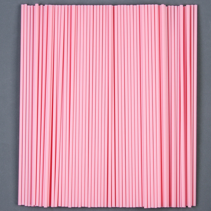 Трубочка для шаров и флагштоков, d=5 мм, цвет розовый, набор 100 шт. Трубочка для шаров и флагштоков, d=5 мм, цвет розовый, набор 100 шт.