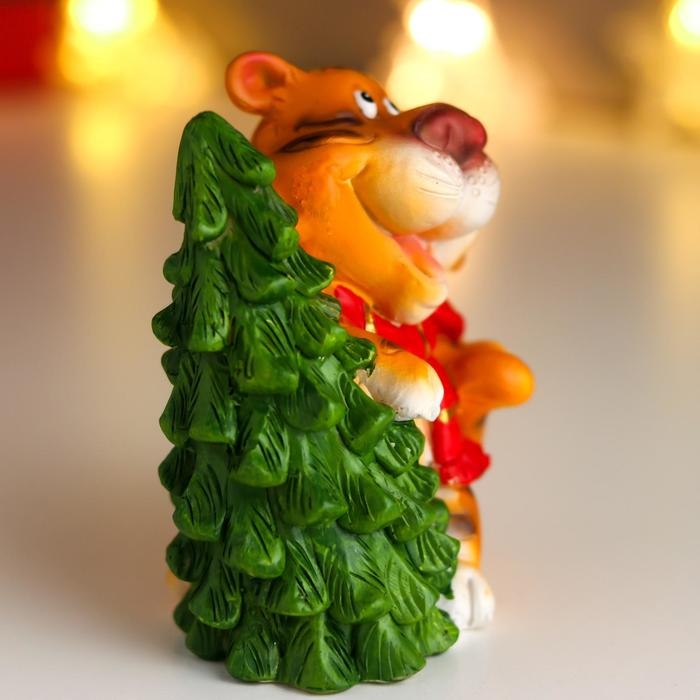 Копилка полистоун Копилка полистоун "Тигр с тележкой" МИКС 10,5х7х8 см