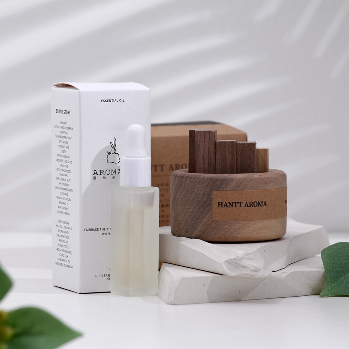 Набор деревянный диффузор Набор деревянный диффузор "Hantt Aroma", пихтовое дерево, с эфирным маслом 10мл в коробке