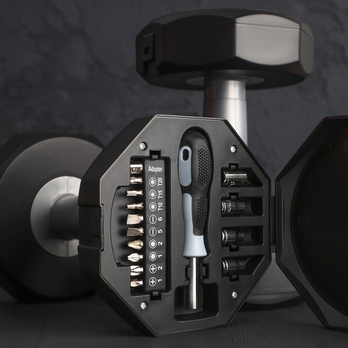 Набор инструментов в гантеле «Положи на все», 20 предметов Набор инструментов в гантеле «Положи на все», 20 предметов