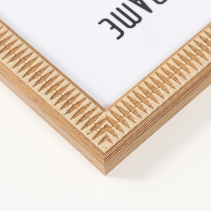 Фоторамка пластик 15х20 см Фоторамка пластик 15х20 см "Вытянутый ромб из дерева" 17х22 см