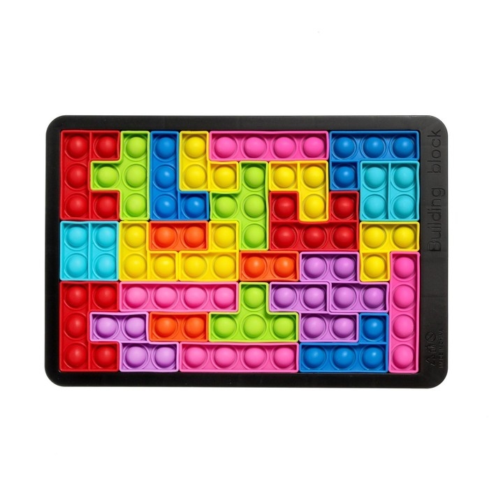 Конструктор тетрис POP IT, 27 деталей Конструктор тетрис POP IT, 27 деталей