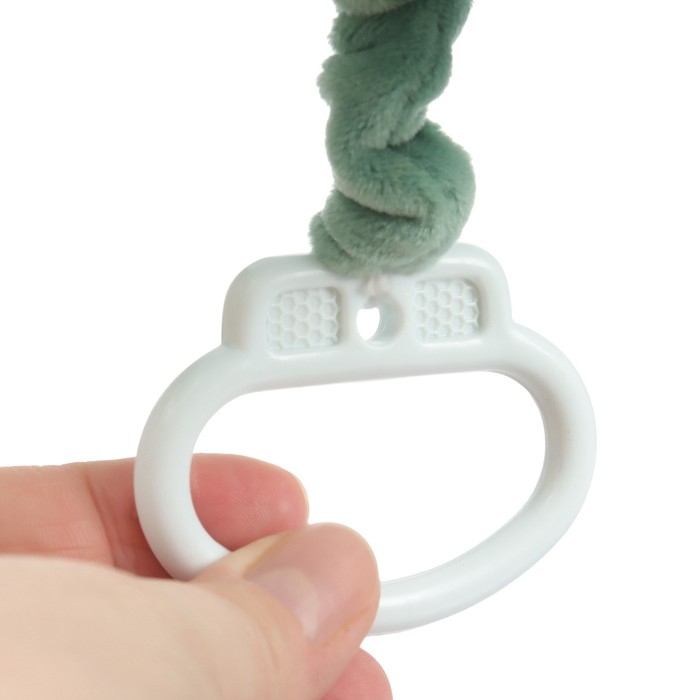 Подвеска музыкальная «Лягушастик», заводная, с погремушкой, на кроватку, коляску, Крошка Я Подвеска музыкальная «Лягушастик», заводная, с погремушкой, на кроватку, коляску, Крошка Я