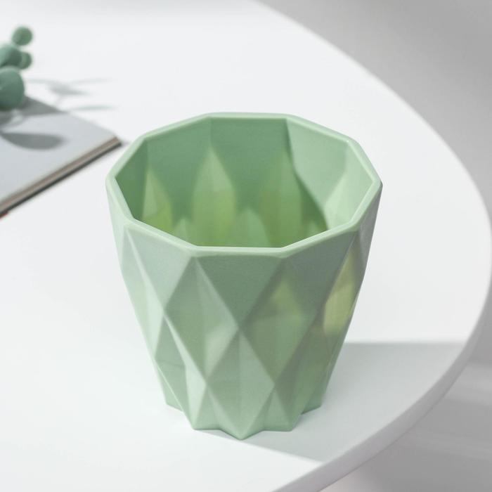 Кашпо для цветов «Лофт», пластик, 400 мл, цвет МИКС Кашпо для цветов «Лофт», пластик, 400 мл, цвет МИКС