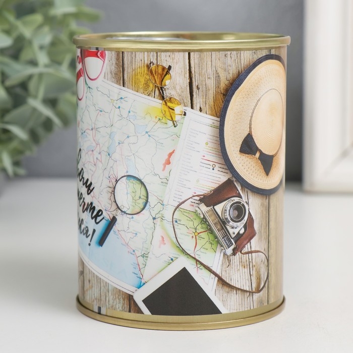 Копилка-банка металл Копилка-банка металл "Позволь мечте сбыться!" 7,3х9,5 см