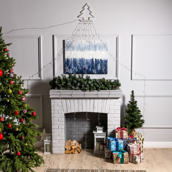 Светодиодная фигура «Ёлка» 3.5 м, пластик, 9 нитей, 220 В, свечение мульти Светодиодная фигура «Ёлка» 3.5 м, пластик, 9 нитей, 220 В, свечение мульти