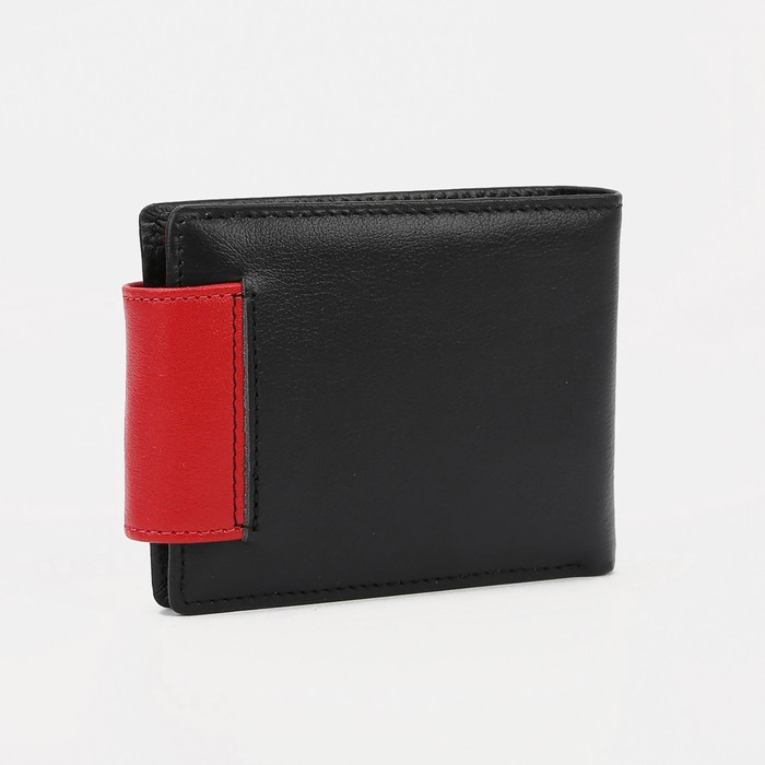 Кошелёк женский на магните, цвет чёрный Кошелёк женский на магните, цвет чёрный