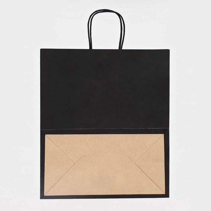 Пакет крафт «Радуга», чёрный, 32 х 19,5 х 37 см, 80 г/м2, 1 шт Пакет крафт «Радуга», чёрный, 32 х 19,5 х 37 см, 80 г/м2, 1 шт
