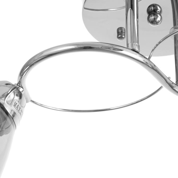 Люстра Люстра "Поли" 2х60Вт Е27 Хром 56х15х24см