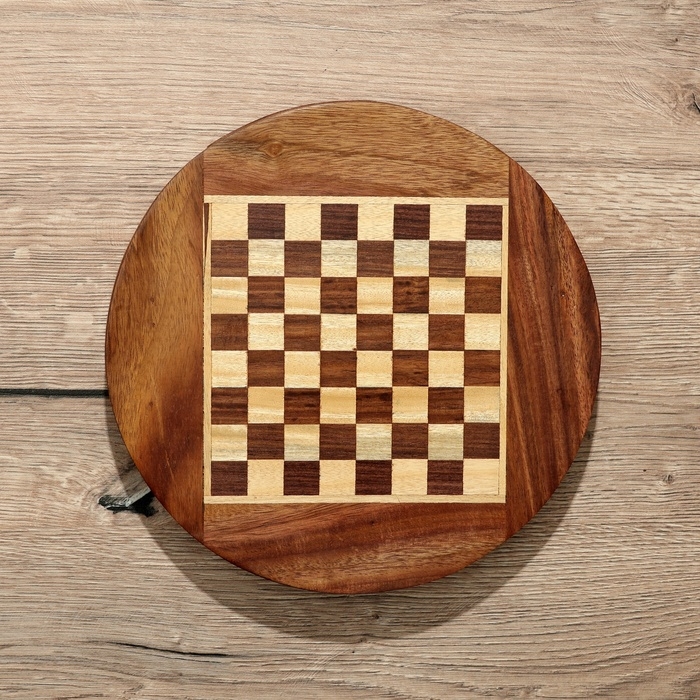 Шахматы магнитные 25,5х25,5х4 см, дерево шишам Шахматы магнитные 25,5х25,5х4 см, дерево шишам