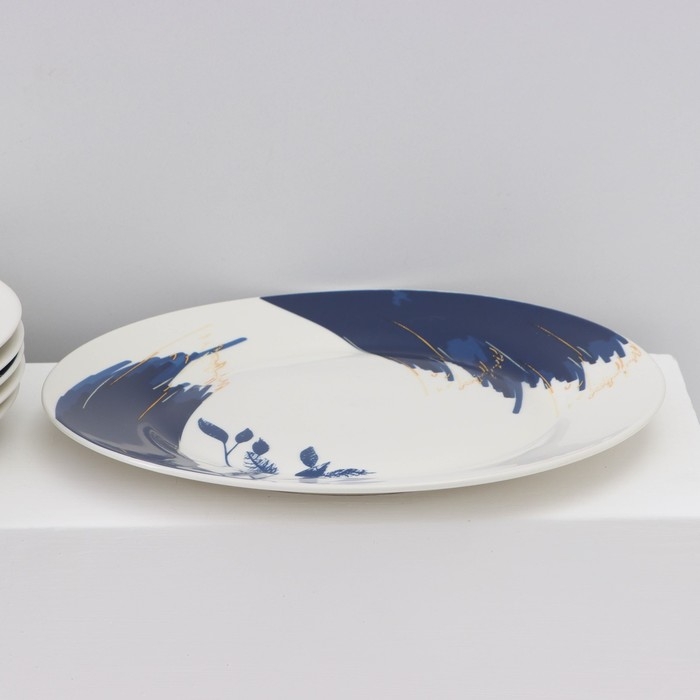 Набор тарелок фарфоровых Доляна Ternura, 18 предметов: 6 тарелок d=20 см, 6 тарелок d=25 см, 6 тарелок глубоких 340 мл Набор тарелок фарфоровых Доляна Ternura, 18 предметов: 6 тарелок d=20 см, 6 тарелок d=25 см, 6 тарелок глубоких 340 мл