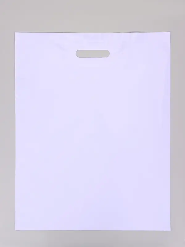 Пакет полиэтиленовый с вырубной ручкой, лавандовый 40&times;50 см, 60 мкм