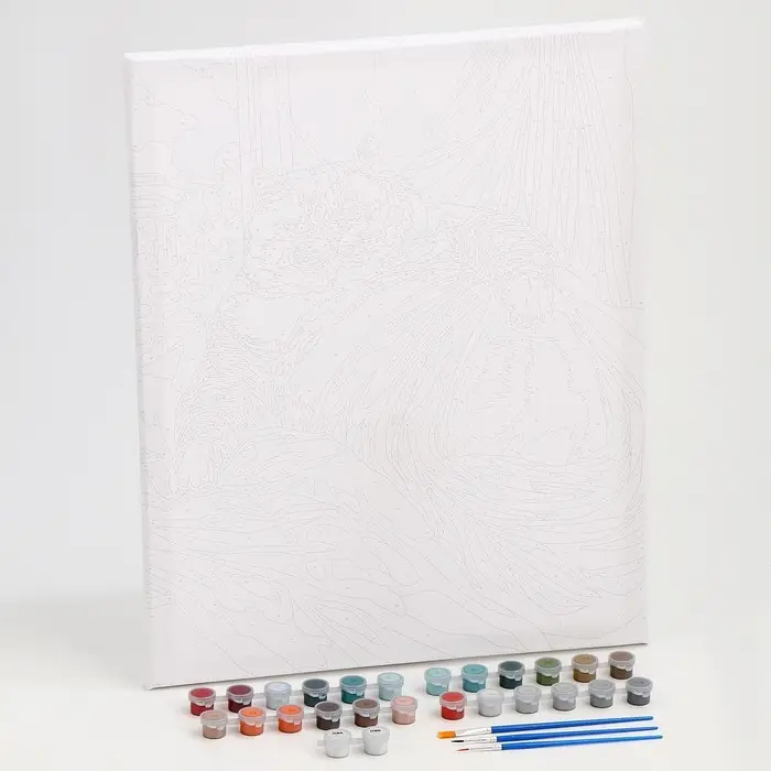 Картина по номерам на холсте с подрамником «Уставший кот» 40×50 см Картина по номерам на холсте с подрамником «Уставший кот» 40×50 см