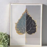 Фоторамка пластик 30х40 см "Современная классика" золото и белый 42,6х32,6х1,5 см