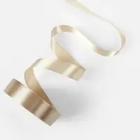 Лента атласная, 20 мм, 23&plusmn;1 м, тёмно-бежевая №268