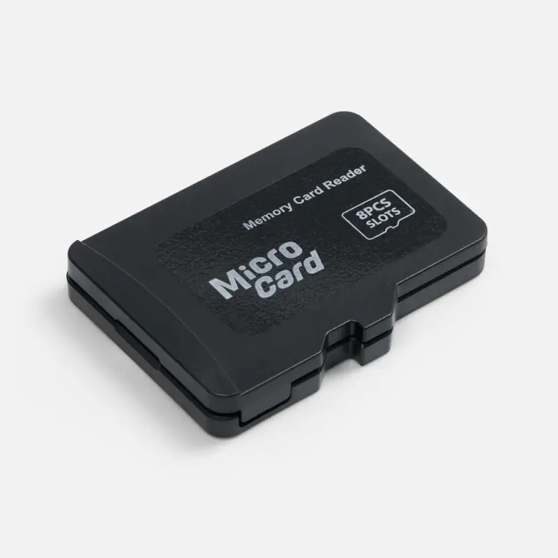 Футляр для карт памяти и SIM Multitask, черный Футляр для карт памяти и SIM Multitask, черный