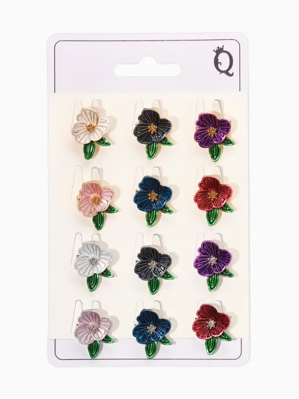 Брошь &laquo;Цветок Орхидея&raquo;, МИКС