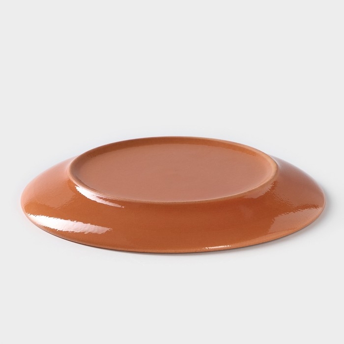 Тарелка ColorLife, d=24 см, h=2,5 см, цвет зелёный Тарелка ColorLife, d=24 см, h=2,5 см, цвет зелёный